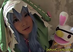 japanese cosplay babe fucked until cumsprayed