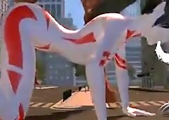 3d Lumina vs 3 Monster big cock gangbang