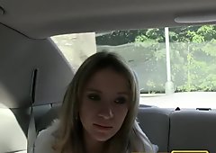 FakeTaxi Young Euro girl penetrated by huge cock under bridge in public