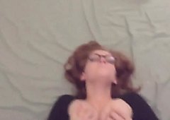 Nerdy Gal Sucks My Manhood And Rides Me In A Cowgirl