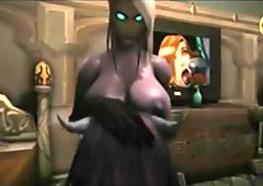 Warcraft futanari 3d!