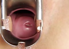 Awesome czech blonde Nicky Angel tits and cunt inspection