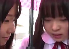 Lesbian Schoolgirl Battle (1 of 3 censored)