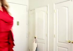 Busty blonde mom Brandi Love fucking