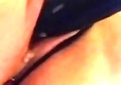 BBW Student Fuck Big Black Dildo