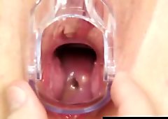 Natural big tits Milf vagina gyno clinic exam