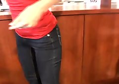 Sexy lips latina saleswoman China Doll fucking