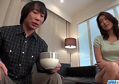 Marina Matsumoto gets fucked until a huge creampie end