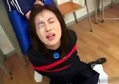 Schoolgirl Bukkake - Classic Bukkake