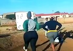 Enormt Röv på denna format BBW utarbetar