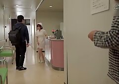 Cute nurse has to give amazing blowjobs for her patient  p6