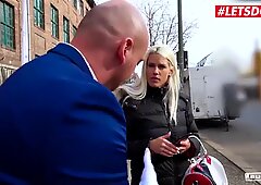 LETSDOEIT Lucky Guy Van Sex With Hot MILF Blanche Bradburry
