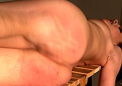 Abbie Cat gets Toyed And Spanked Raw
