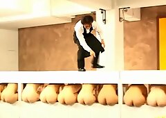 Gripping oriental group enjoyment