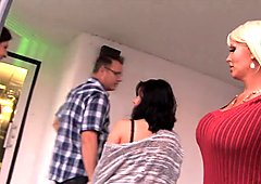 Alura Jenson Sara Jay Kimmy Lee in foursome